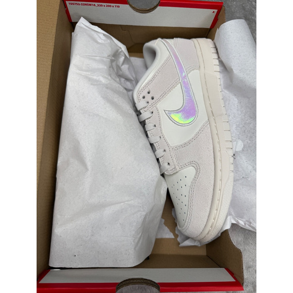 Nike Dunk Low Sail Iridescent Multicolor Sneakers Womens Size 10 HF5074-133 NEW - Picture 5 of 8